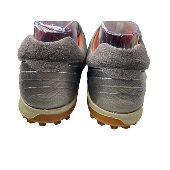Ecco Men's Biom Yak Gray/Orange Yak Leather Spikeless Golf Shoe EU 44/US 10-10.5 - Picture 5 of 8